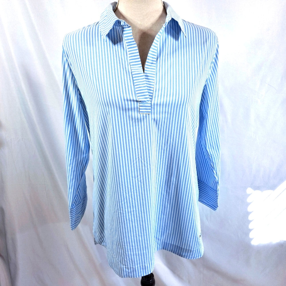 Vineyard Vines Performance Lucaya Blue Striped Tunic